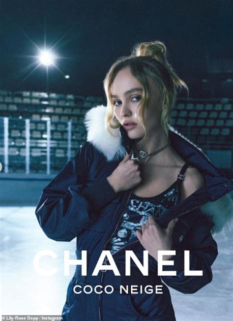 chanel coco neige jacket|chanel lily rose depp.